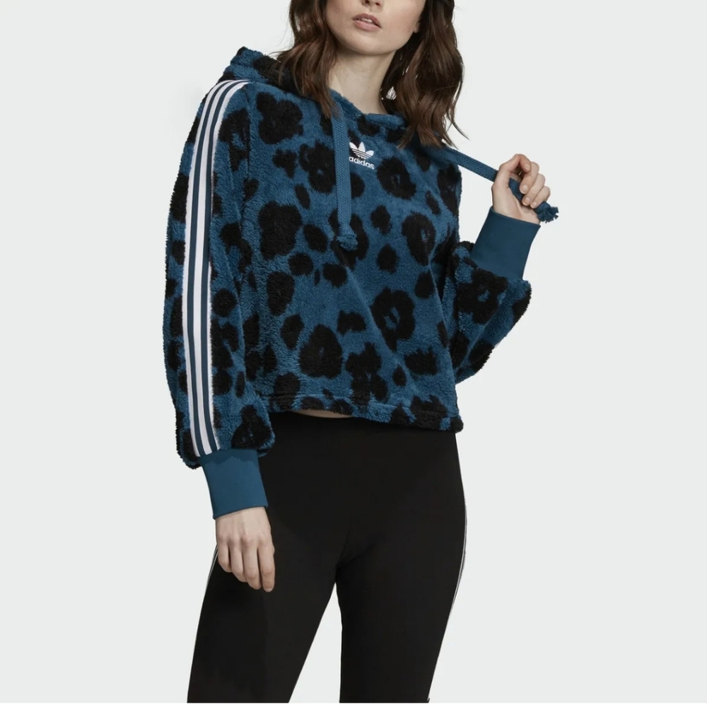 Adidas BELLISTA SHERPAHOODY AOP Floral Hooded Size M